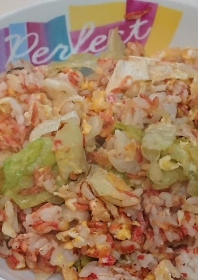 レタスと海老のねぎ炒飯-レシピのメイン写真