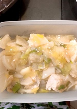 ネギ大根鶏肉あんかけ-レシピのメイン写真