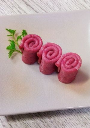 お弁当の隙間に!!くるくるビアハム-レシピのメイン写真