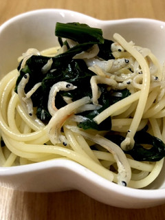 しらすとほうれん草のパスタ-レシピのメイン写真