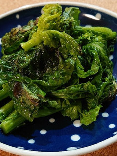 魚焼きグリルで簡単☆菜の花シンプル焼き-レシピのメイン写真