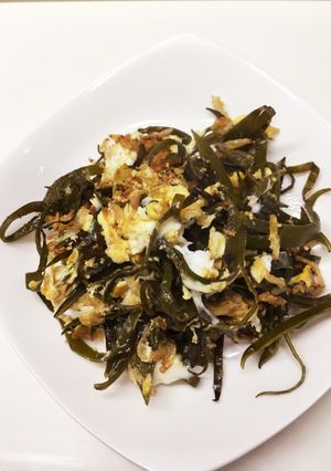 昆布玉子炒め【だし昆布リメイク】-レシピのメイン写真