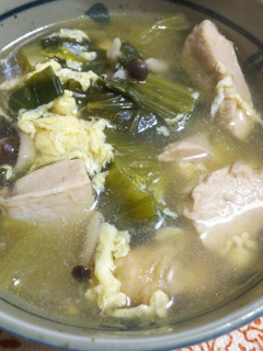 鶏ムネとチンゲン菜の中華スープ-レシピのメイン写真