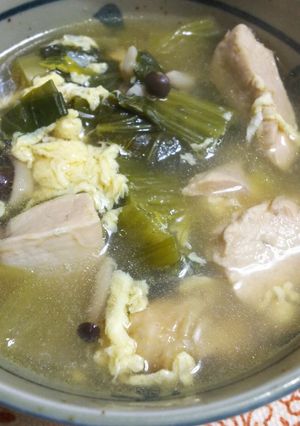 鶏ムネとチンゲン菜の中華スープ-レシピのメイン写真