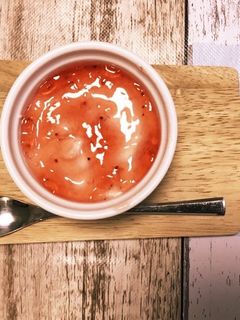 簡単!ストロベリーレアチーズケーキ-レシピのメイン写真