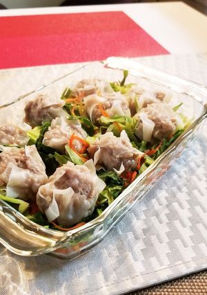 野菜とレンチン簡単焼売-レシピのメイン写真