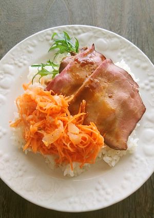 091 しもつかれロービー丼-レシピのメイン写真