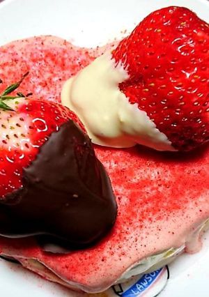 可愛い♡苺チョコのクレープケーキ♡-レシピのメイン写真