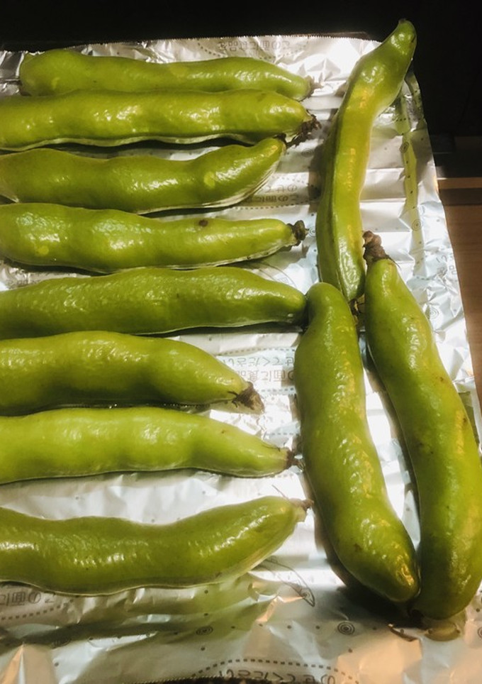 漢の！簡単焼きそら豆-レシピのメイン写真