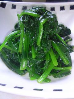 ほうれん草ゴマ風味おひたし-レシピのメイン写真