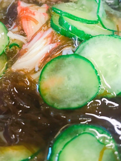 市販のもずく酢できゅうりとカニカマ酢の物-レシピのメイン写真