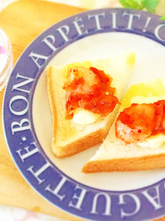 キムチーズトースト-レシピのメイン写真