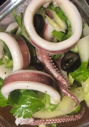 いかとセロリのオリーブマリネ-レシピのメイン写真