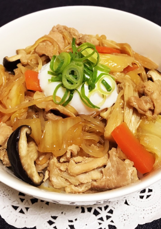 簡単★わたしのすき焼き風♡丼-レシピのメイン写真