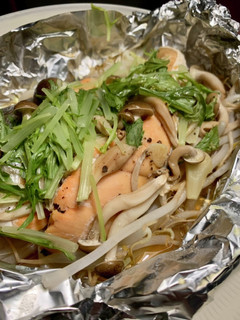 簡単、鮭としめじのホイルバター焼き-レシピのメイン写真