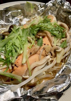 簡単、鮭としめじのホイルバター焼き-レシピのメイン写真