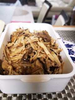キノコの梅塩昆布炒め☆ダイエット☆骨強化-レシピのメイン写真