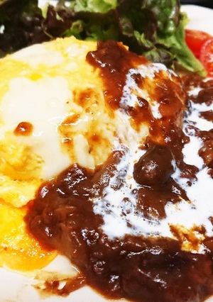 オムハヤシ-レシピのメイン写真