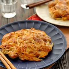 A picture of ＊豚こまもやしチーズお焼き＊小麦粉卵不要.