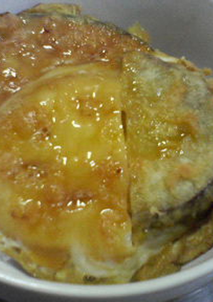 昨日の天ぷらで・・・玉子とじ天丼風-レシピのメイン写真