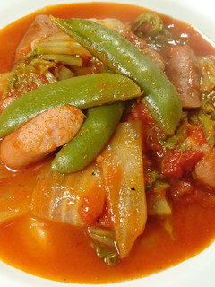はくさいとスナップえんどうの洋風煮-レシピのメイン写真