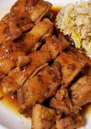 お手軽にんにく照り焼きチキン-レシピのメイン写真
