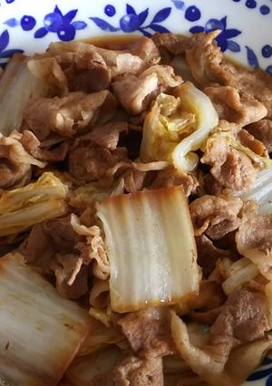◎簡単◎白菜と豚肉のしょうゆ煮-レシピのメイン写真