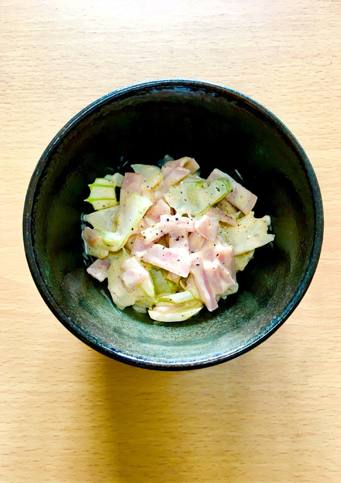セロリとハムの明太マヨ和え-レシピのメイン写真