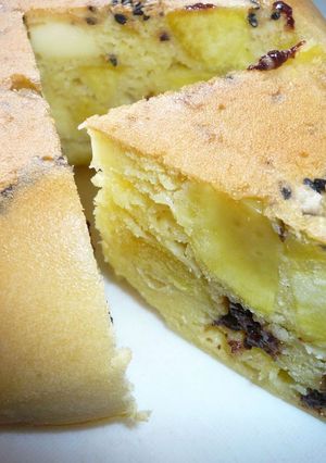 ＭＩＸとさつまいもを炊飯器でケーキに！-レシピのメイン写真