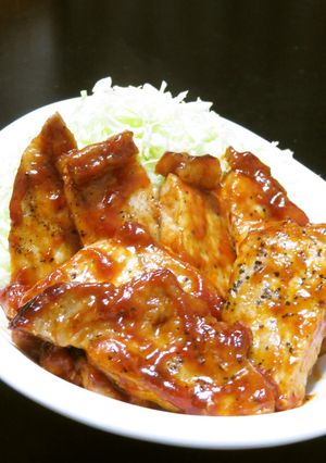 時短簡単☆東南アジア風味のポークチョップ-レシピのメイン写真