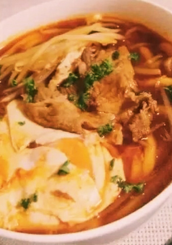 10分☆豚こまともやしのトッポギ風うどん-レシピのメイン写真