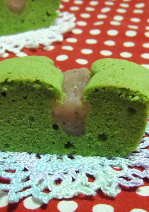 和スイーツ♪桜と抹茶のしっとり春色ケーキ-レシピのメイン写真
