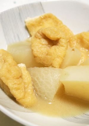 大根と油揚げ白みそ煮♪-レシピのメイン写真