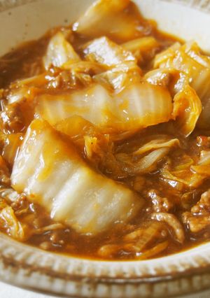 白菜麻婆♪白菜の甘味ととろとろが美味♪-レシピのメイン写真