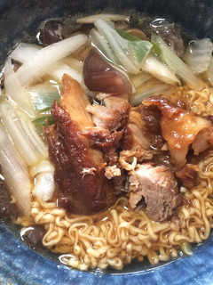 114、ネギチャーシューのチキンラーメン-レシピのメイン写真