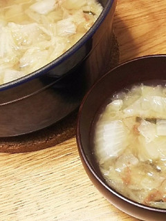 出汁ごと食べちゃう☆白菜と大根のスープ-レシピのメイン写真
