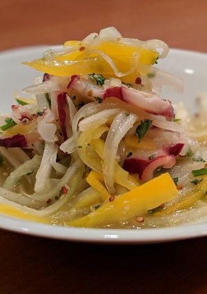 タコはセロリと共にサラダ風マリネで食う！-レシピのメイン写真