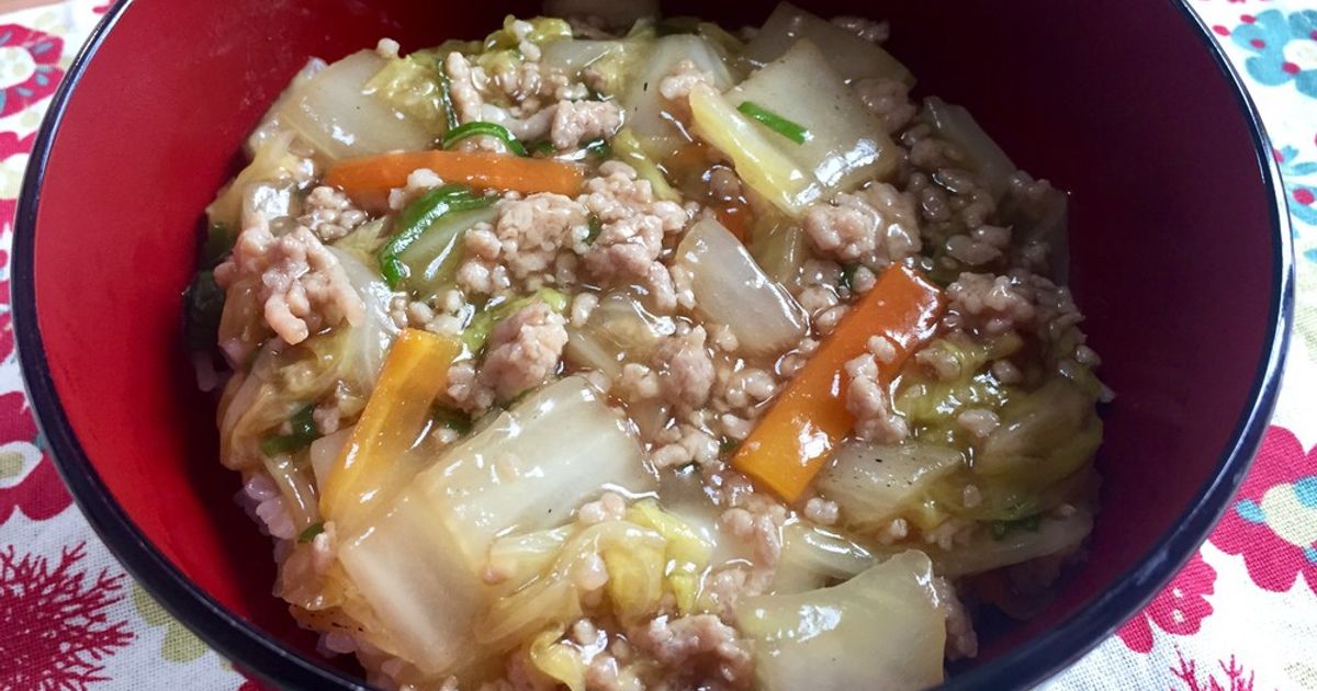 基本からアレンジまで！思わずつくりたくなる「豚ひき肉 はくさい 丼」のレシピ集 | クックパッド