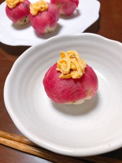 春に可愛い! 梅手まり寿司-レシピのメイン写真