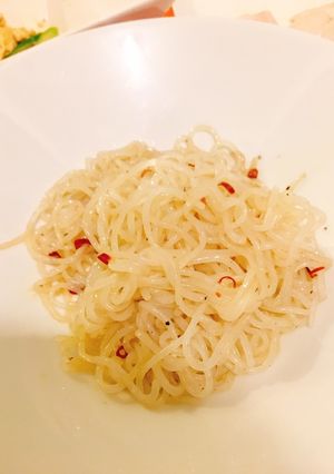 白滝ダイエットレシピ簡単ペペロンチーノ-レシピのメイン写真