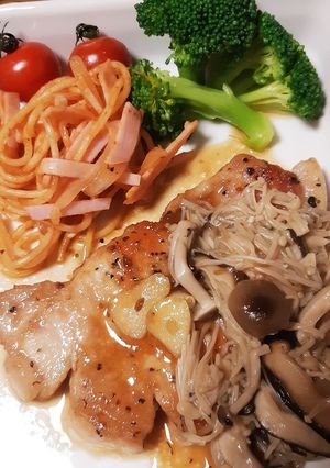 ガーリック風味の和風ポークソテー-レシピのメイン写真