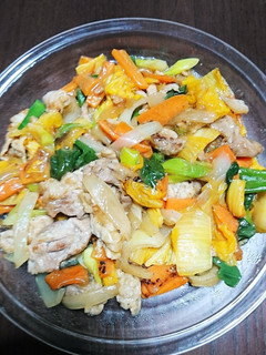 ラーメンスープの素で野菜炒め(^3^)/-レシピのメイン写真