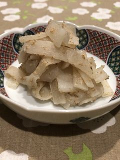 大根の炒り煮-レシピのメイン写真