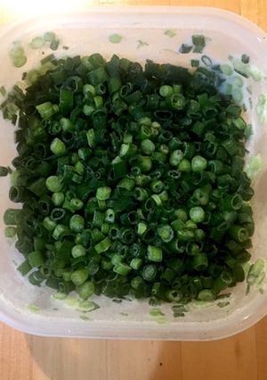 小ねぎ(万能ねぎ)の冷凍保存の方法-レシピのメイン写真
