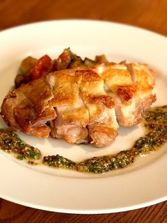 鶏モモ肉のソテー ラタトゥイユ添え-レシピのメイン写真
