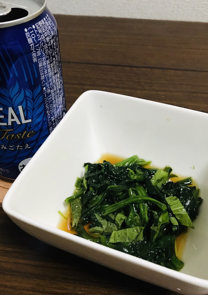 大葉風味のほうれん草のお浸し-レシピのメイン写真