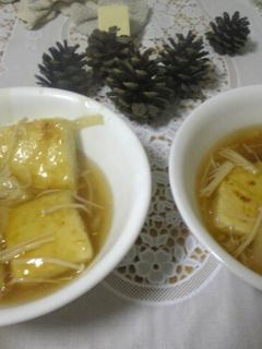 揚げてないけどおいし~い揚げだし豆腐♪-レシピのメイン写真