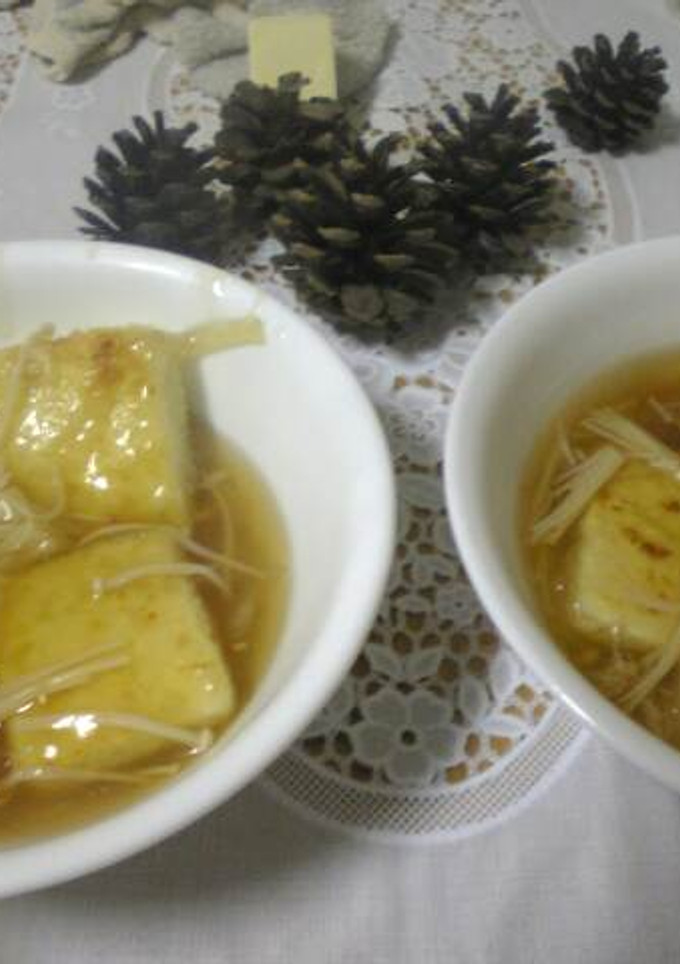 揚げてないけどおいし～い揚げだし豆腐♪-レシピのメイン写真