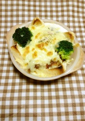 残りカレー活躍♪朝のトースト♡-レシピのメイン写真