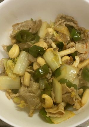 豚バラ肉と白菜の酸辣甘酢炒め-レシピのメイン写真